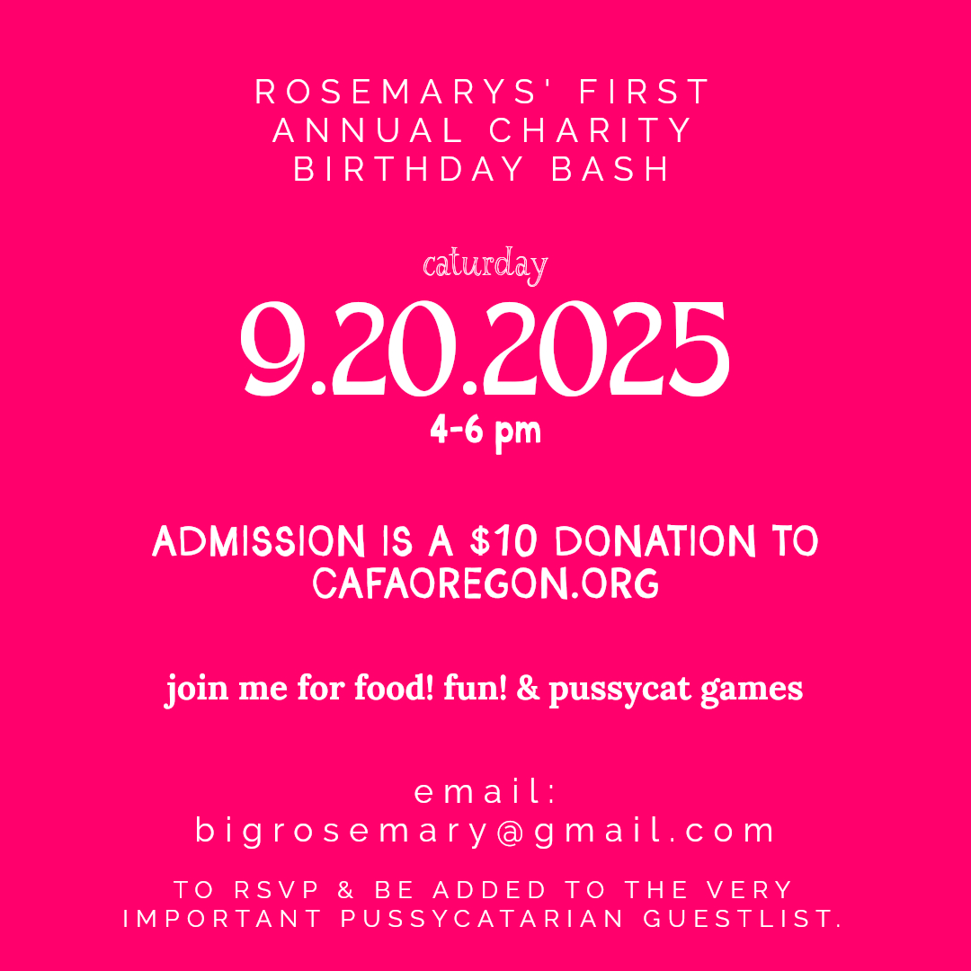 partyinvite rosemarys first annual charity birthday